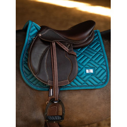 Tapete de sela Equestrian Stockholm jumping Modern Azul petróleo