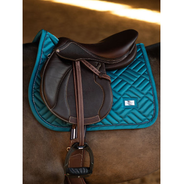 Tapete de sela Equestrian Stockholm jumping Modern Azul petróleo
