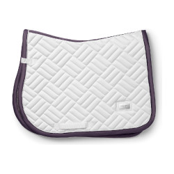 Tapete de sela Equestrian Stockholm jumping Modern Branco violeta escuro