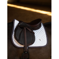 Tapete de sela Equestrian Stockholm jumping Modern Branco violeta escuro