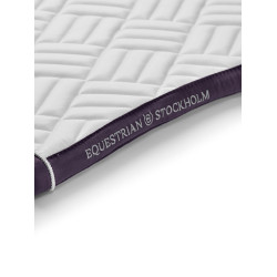 Tapete de sela Equestrian Stockholm jumping Modern Branco violeta escuro