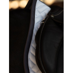 Tapete de sela Equestrian Stockholm jumping Modern Branco violeta escuro
