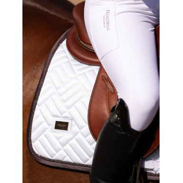 Tapete de sela Equestrian Stockholm jumping Modern Branco noite sem luar