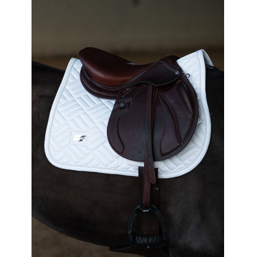 Tapete de sela Equestrian Stockholm jumping Modern Branco perfeição