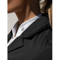 Casaco de competição Equestrian Stockholm Select feminino Edição preta Preto Casaco de competição Equestrian Stockholm Select feminino Edição preta Preto