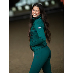 Casaco Equestrian Stockholm Active Performance feminino Esmeralda Verde Casaco Equestrian Stockholm Active Performance feminino Esmeralda Verde