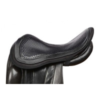 Capa de selim amortecedora Acavallo Gel Out 10 mm - Dressage Preto Capa de selim amortecedora Acavallo Gel Out 10 mm - Dressage Preto