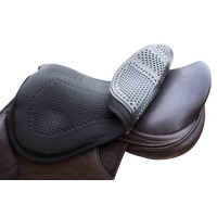 Capa de selim em gel In Acavallo 10 mm Dressage Preto