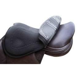 Capa de selim em gel In Acavallo 10 mm Dressage Preto