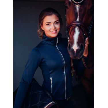 Casaco polar Equestrian Stockholm mulher Marinho Azul-marinho