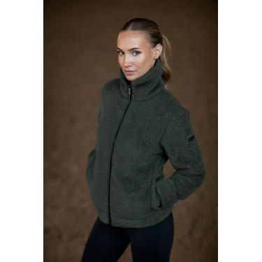 Casaco polar Teddy Equestrian Stockholm feminino Avenida Verde Casaco polar Teddy Equestrian Stockholm feminino Avenida Verde
