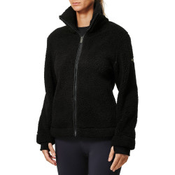 Casaco polar Teddy Equestrian Stockholm feminino Preto