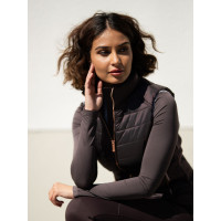 Colete sem mangas Equestrian Stockholm feminino Equestrian Champanhe Bege