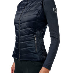 Colete sem mangas Equestrian Stockholm feminino Equestrian Marinho Azul-marinho Colete sem mangas Equestrian Stockholm feminino Equestrian Marinho Azul-marinho