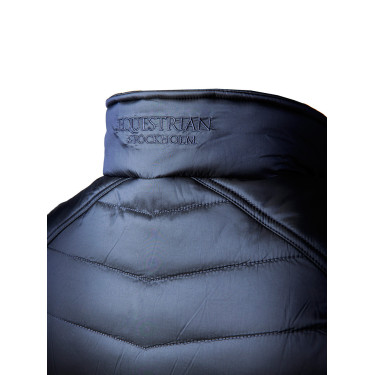 Colete sem mangas Equestrian Stockholm feminino Equestrian Marinho Azul-marinho Colete sem mangas Equestrian Stockholm feminino Equestrian Marinho Azul-marinho