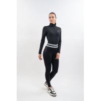 Legging Harcour Volta Preto / cinza claro