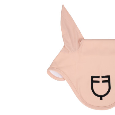 Boné anti-moscas Equestro cube stretch técnico com logótipo Rosa camafeu