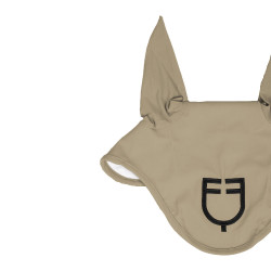 Boné anti-moscas Equestro cube stretch técnico com logótipo Oxford bronzeado Rosa