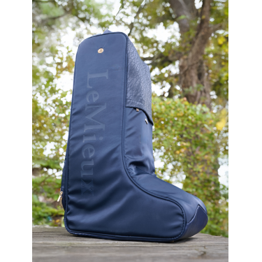 Saco para botas LeMieux Luxe Marinho Azul-marinho Saco para botas LeMieux Luxe Marinho Azul-marinho