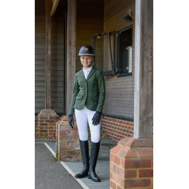 Casaco de competição LeMieux Kennedy Young Rider Verde pinho