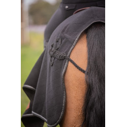 Cobre-rins polar Diagonal Paddock Sports Preto