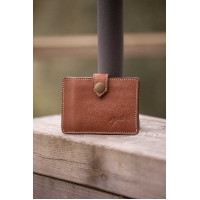 Porta-cartões Pénélope Cartoon Conhaque Castanho