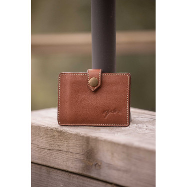 Porta-cartões Pénélope Cartoon Conhaque Castanho