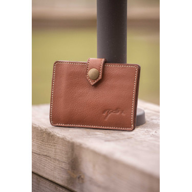 Porta-cartões Pénélope Cartoon Conhaque Castanho