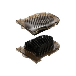 Luva de escovação HKM Preto Luva de escovação HKM Preto