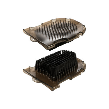 Luva de escovação HKM Preto Luva de escovação HKM Preto