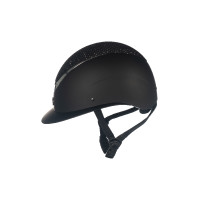 Capacete Alarion Diamond HKM Preto / prateado Capacete Alarion Diamond HKM Preto / prateado