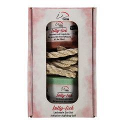 Pedra de sal aromatizada Lolly Lick pack de 2 HKM Rosa mosqueta / maçã