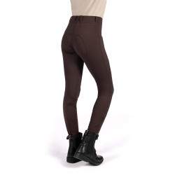 Legging Mia fundo 1/1 em silicone HKM Castanho escuro
