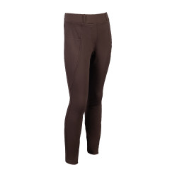 Legging Mia fundo 1/1 em silicone HKM Castanho escuro