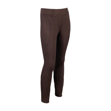 Legging Mia fundo 1/1 em silicone HKM Castanho escuro