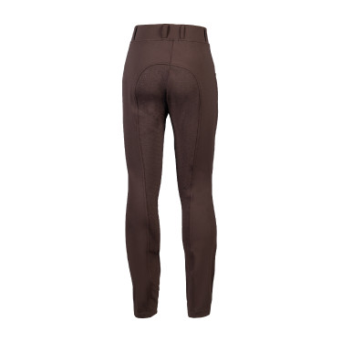 Legging Mia fundo 1/1 em silicone HKM Castanho escuro