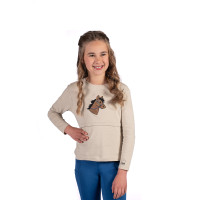 Polo de manga comprida Mia HKM Bege