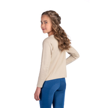 Polo de manga comprida Mia HKM Bege