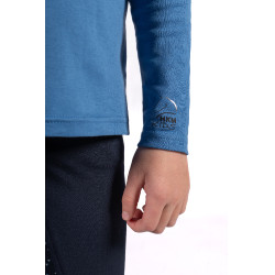 Polo de manga comprida Mia HKM Azul