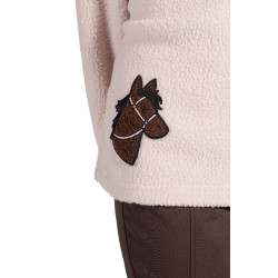 Camisola polar infantil Mia HKM Bege