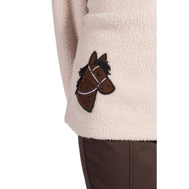 Camisola polar infantil Mia HKM Bege