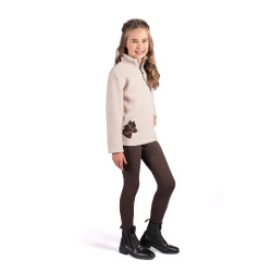 Camisola polar infantil Mia HKM Bege