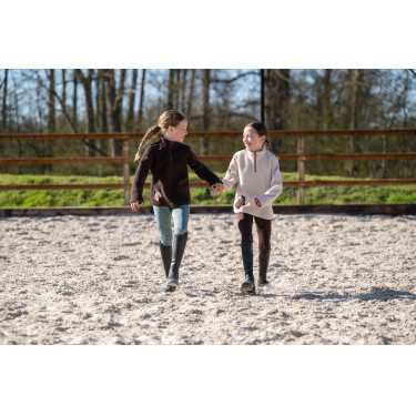 Camisola polar infantil Mia HKM Bege