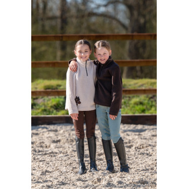 Camisola polar infantil Mia HKM Bege