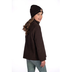 Camisola polar infantil Mia HKM Castanho escuro