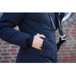 Casaco almofadado longo Toronto HKM Azul escuro