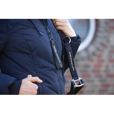 Casaco almofadado longo Toronto HKM Azul escuro