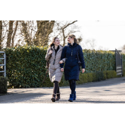 Casaco almofadado longo Toronto HKM Azul escuro