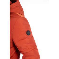 Casaco almofadado longo Toronto HKM Cobre Castanho