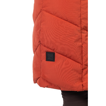 Casaco almofadado longo Toronto HKM Cobre Castanho